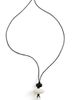 Lizzie Fortunato Lizzie Fortunato Museo Cord Necklace Silver One - 1