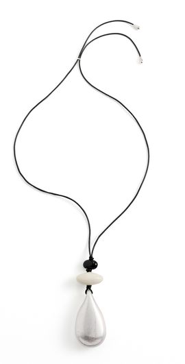 Lizzie Fortunato Lizzie Fortunato Museo Cord Necklace Silver One