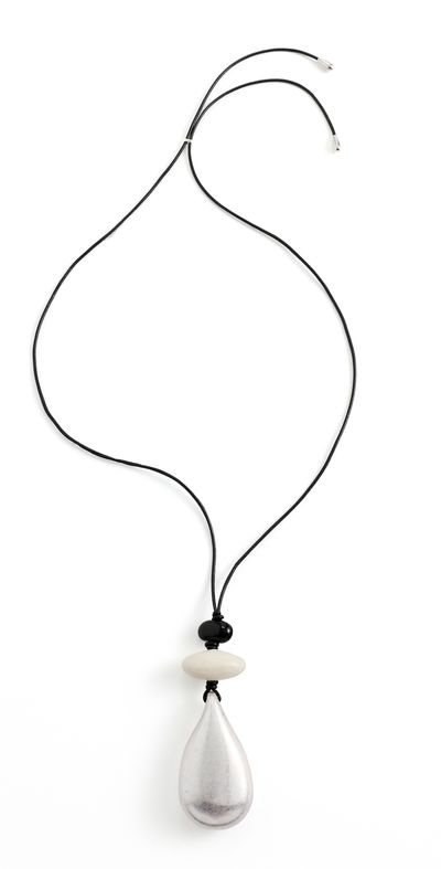 Lizzie Fortunato Lizzie Fortunato Museo Cord Necklace Silver One