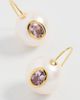 Lizzie Fortunato Lizzie Fortunato Pearl Pablo Earrings Pink Amethyst One - 4