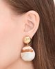 Lizzie Fortunato Lizzie Fortunato Rodan Pearl Earrings In Tigre Gold One - 3