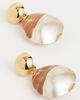 Lizzie Fortunato Lizzie Fortunato Rodan Pearl Earrings In Tigre Gold One - 4