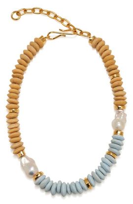 Lizzie Fortunato Lizzie Fortunato Tavira Cultured Pearl Beaded Necklace
