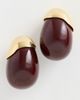 Lizzie Fortunato Lizzie Fortunato Toro Earrings In Aubergine Brown One - 2