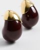 Lizzie Fortunato Lizzie Fortunato Toro Earrings In Aubergine Brown One - 4