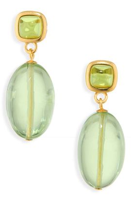 Lizzie Fortunato Lizzie Fortunato Verdant Glass Drop Earrings