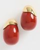 Lizzie Fortunato Lizzie Fortunato Vermillion Toro Earrings Red One - 2