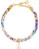 Lizzie Fortunato Lizzie Fortunato Woven Collar Necklace Multi One - 1