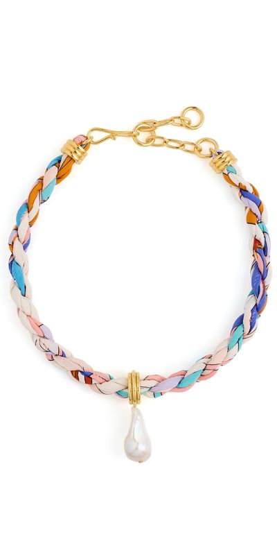 Lizzie Fortunato Lizzie Fortunato Woven Collar Necklace Multi One