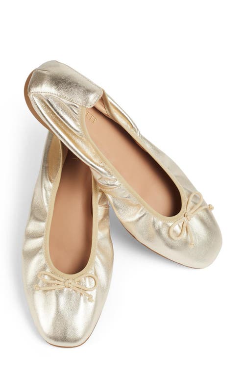 LK Bennett LK Bennett Trilly Metallic Ballet Flat