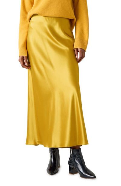 LK Bennett LK Bennett Zoe Satin Maxi Skirt