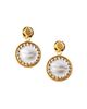 Lladro Women's Kiss 18K-Gold-Plated & Porcelain Drop Earrings - 3