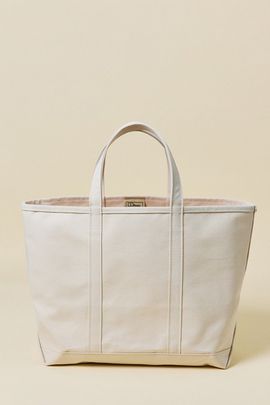 L.L.Bean L. L.Bean Boat and Tote Open-Top Large Bag in Natural Reg, Women's at Urban Outfitters