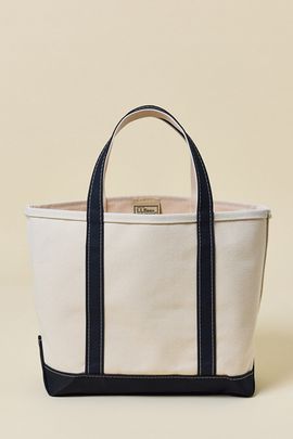 L.L.Bean L. L.Bean Boat and Tote Open-Top Medium Bag in Black Trim Reg, Women's at Urban Outfitters
