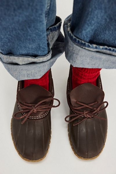 L.L.Bean L. L.Bean Boots, Leather Rubber Moccs