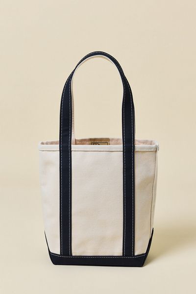 L.L.Bean L. L.Bean L. L. Bean Boat and Tote Open-Top Small Bag in Black Trim Long, Women's at Urban Outfitters