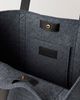 L.L.Bean L. L.Bean Leather Trim Wool Tote - 4