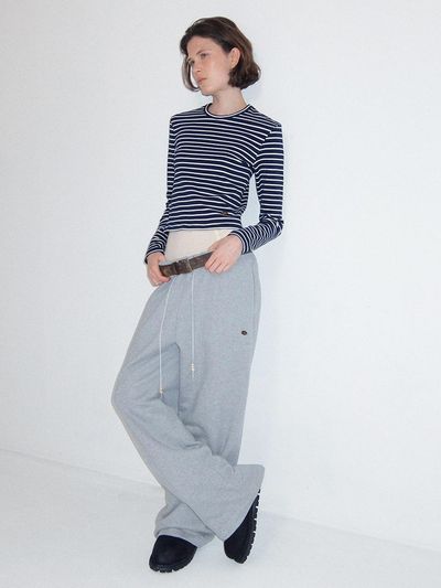 LLLDESIGNSTUDIO LLL 90S SWEAT PANTS_HEATHER GREY