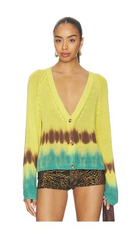 LNA LNA Geena Tye Dye Cardigan