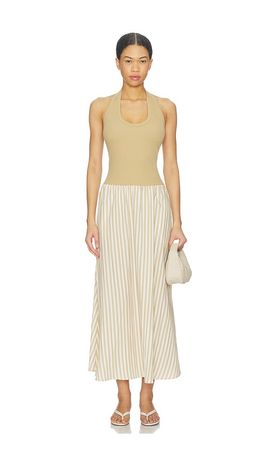LNA LNA Hart Halter Dress