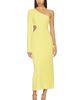 LNA LNA Holden Rib One Shoulder Dress - 1