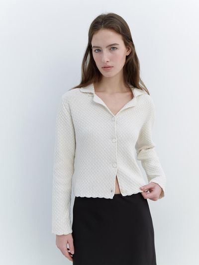 LO61 Daisy Cotton Cardigan