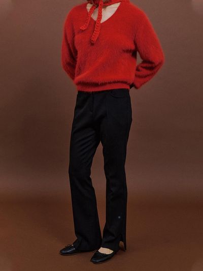 LO61 High-Rise Semi-Flare Stretch Pants