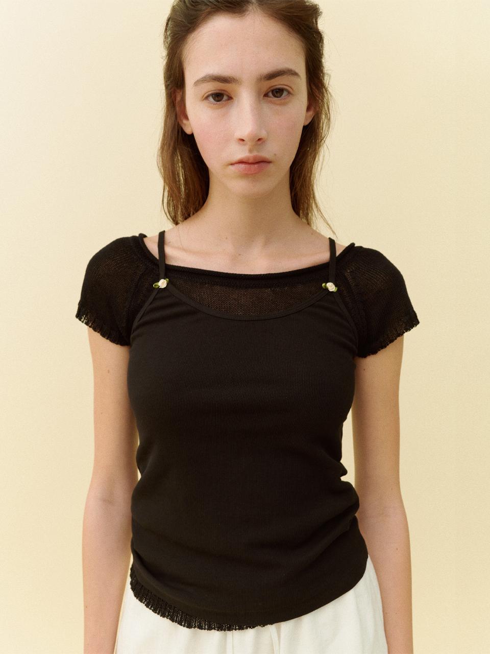 LO61 Noto Tank Top in Black