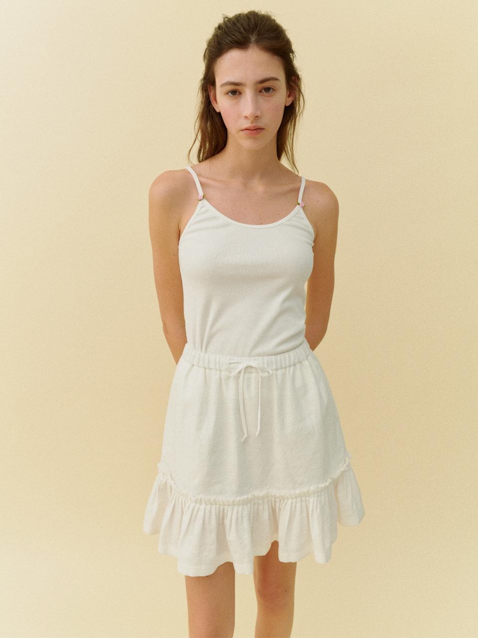 LO61 Noto Tank Top in White