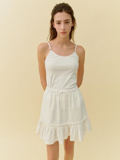 LO61 Noto Tank Top in White
