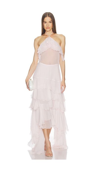 LOBA LOBA Alejandra Ruffle Gown