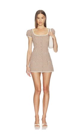 LOBA LOBA Annie Gingham Mini Dress