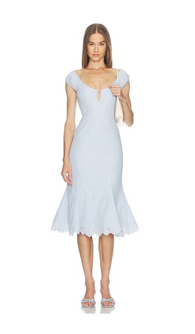 knee length dresses for ladies Bonita Midi Skirt Customize / Beige