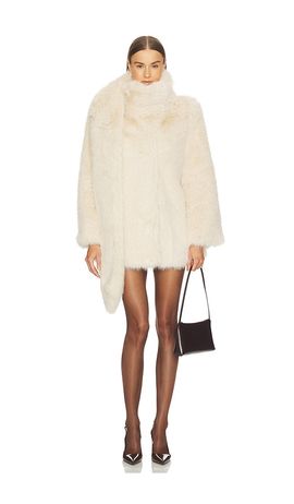 LOBA LOBA Brenda Faux Fur Coat