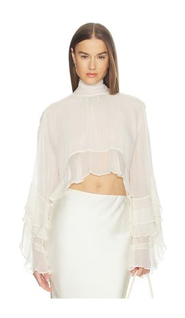 LOBA LOBA Zoe Ruffle Blouse