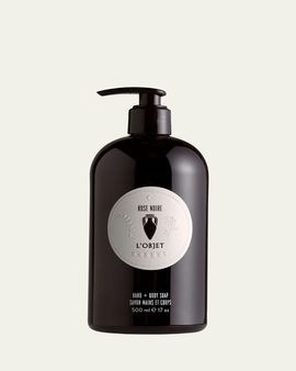 L'Objet Rose Noire Hand + Body Soap, 17oz.