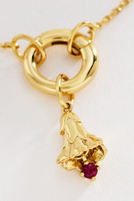 Local Eclectic Birth Flower Charm Necklace