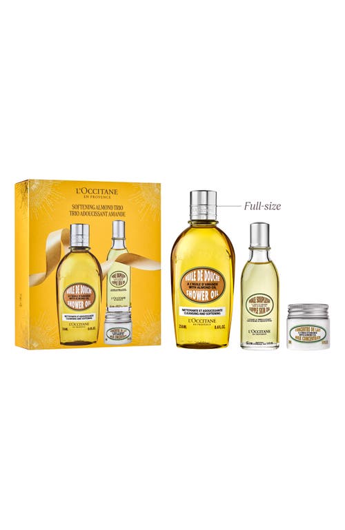 L'Occitane L'Occitane Softening Almond Trio Gift Set $76 Value 