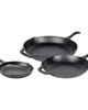 LODGE LODGE Chef Collection 3-Piece Cast Iron Skillet Set - 1