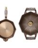 LODGE LODGE Octagonal Cast Iron Dutch Oven and Skillet Cookware Bundle - 1