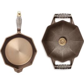 LODGE LODGE Octagonal Cast Iron Dutch Oven and Skillet Cookware Bundle