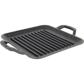 LODGE LODGE Square Grill Pan Cast Iron Pre-Seasoned
