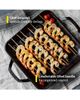 LODGE LODGE Square Grill Pan Cast Iron Pre-Seasoned - 3