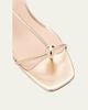 Loeffler Randall 70mm Triana Strappy Metallic Leather Sandals - 3