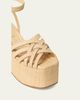 Loeffler Randall 80mm Channing Raffia Platform Sandals - 3