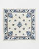 Loeffler Randall Loeffler Randall Beverly Silk Scarf Cream/Blue Silk One - 2