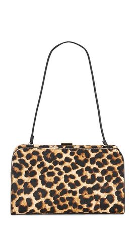 Loeffler Randall Loeffler Randall Brushed Leopard Hair Calf Clutch