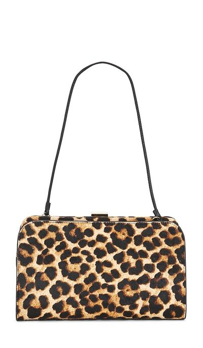 Loeffler Randall Loeffler Randall Brushed Leopard Hair Calf Clutch