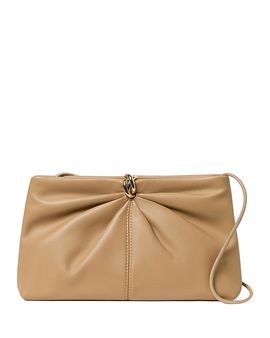 Loeffler Randall Loeffler Randall Corrine Gathered Leather Clutch