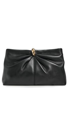 Loeffler Randall Loeffler Randall Corrine Gathered Multi Ring Clutch Black One